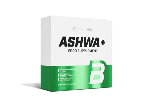 Biotech USA Ashwa+    30 Kaps.