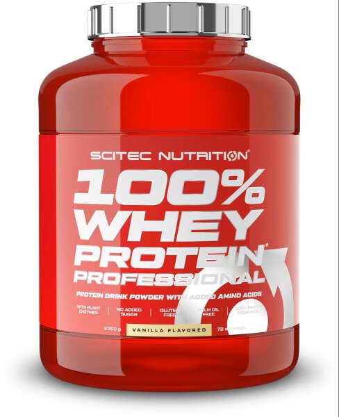 Scitecc Nutrition 100% Whey Protein Prof. 2350g Vanille